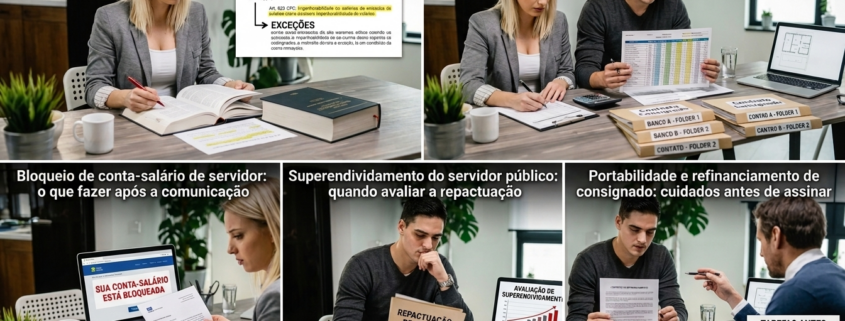 Salário de servidor pode ser penhorado? Limites, exceções e caso concreto