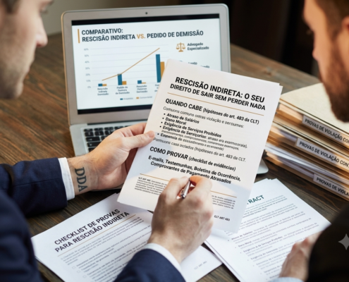 Rescisão Indireta: Como Sair da Empresa Sem Perder Seus Direitos (Quando Cabe e Como Provar)