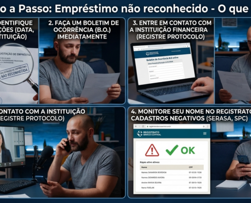 Empréstimo que não reconheço no meu nome: o que fazer (passo a passo)