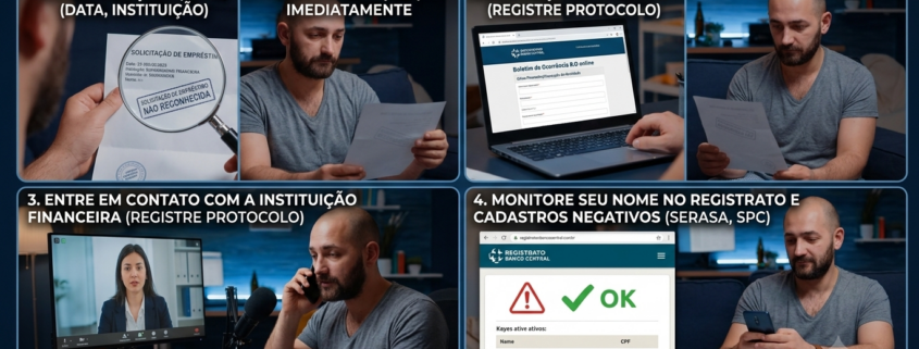 Empréstimo que não reconheço no meu nome: o que fazer (passo a passo)