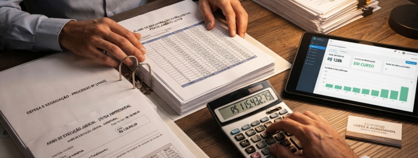 Dívidas acima de R$ 100 mil: defesa, negociação e organização lícita