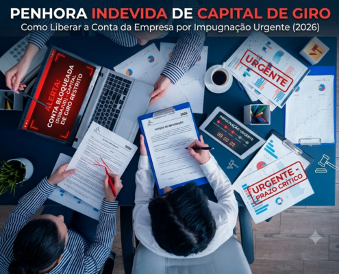 Penhora indevida de capital de giro: como liberar a conta da empresa por impugnação urgente (2026)