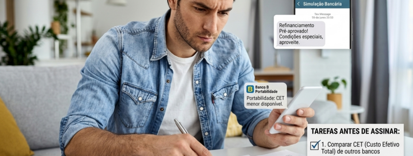 Portabilidade e refinanciamento de consignado: cuidados antes de assinar
