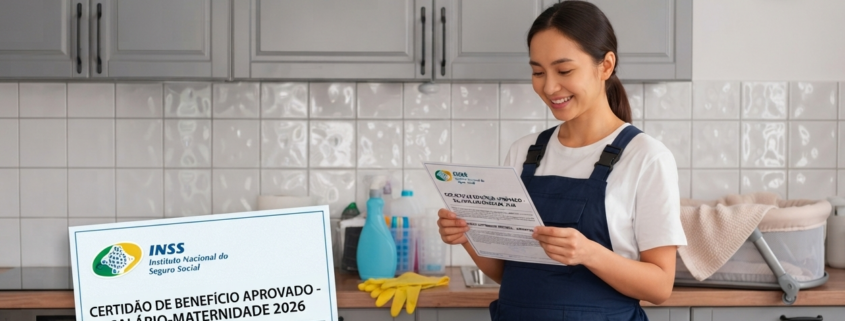 Diarista tem direito ao salário-maternidade? Regras do INSS em 2026