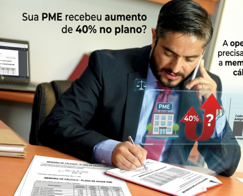 Sua PME recebeu aumento de 40% no plano? A operadora precisa mostrar a memória de cálculo