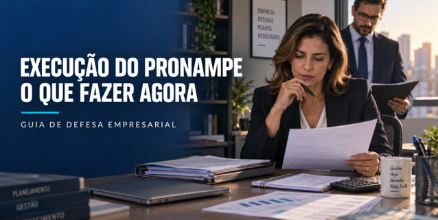 Execução do PRONAMPE e os primeiros passos da defesa
