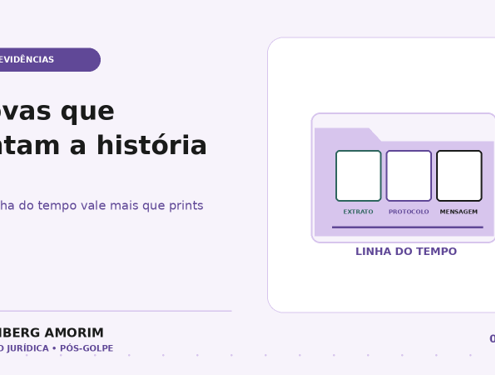 Quais provas guardar após um golpe bancário: dossiê e linha do tempo
